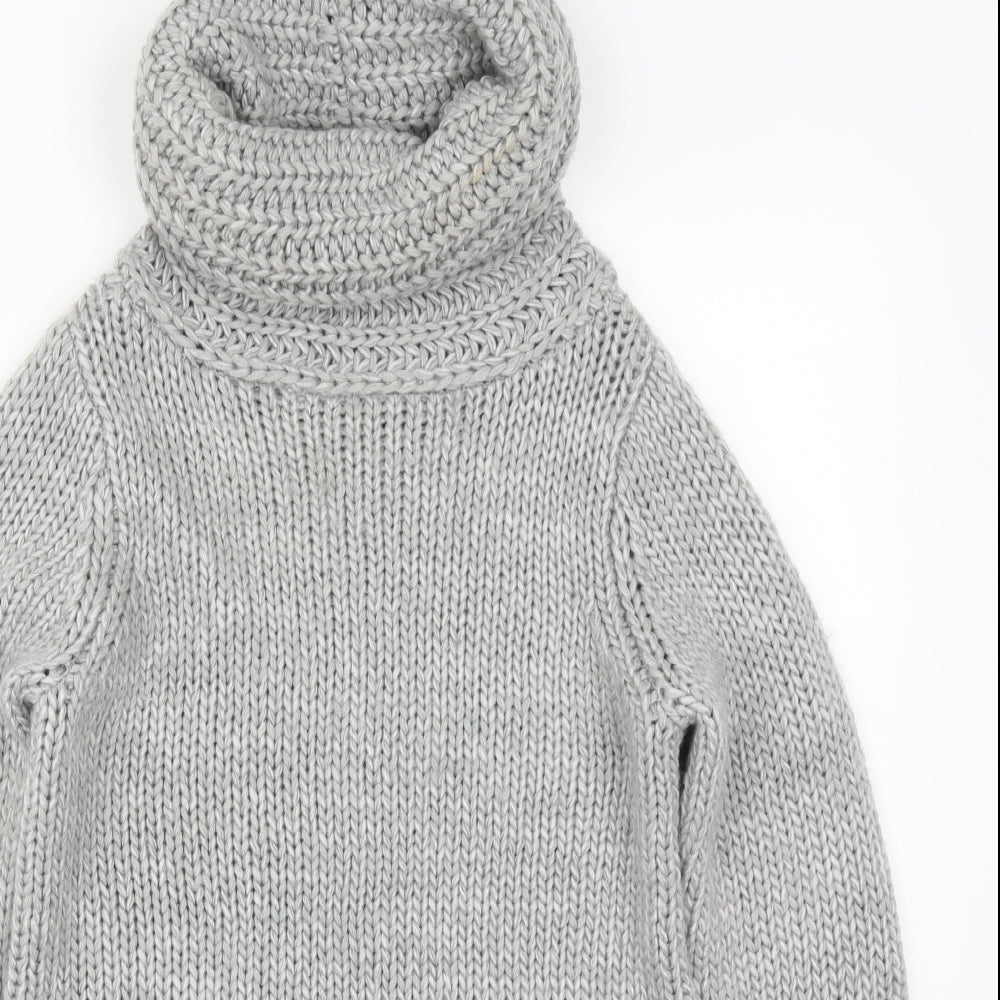 Anthology Womens Grey  Knit Pullover Jumper Size 8