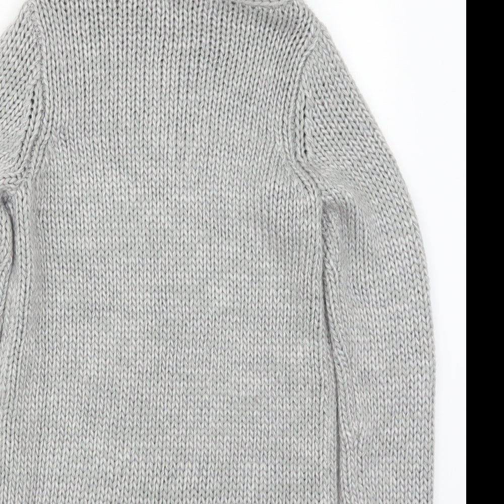 Anthology Womens Grey  Knit Pullover Jumper Size 8