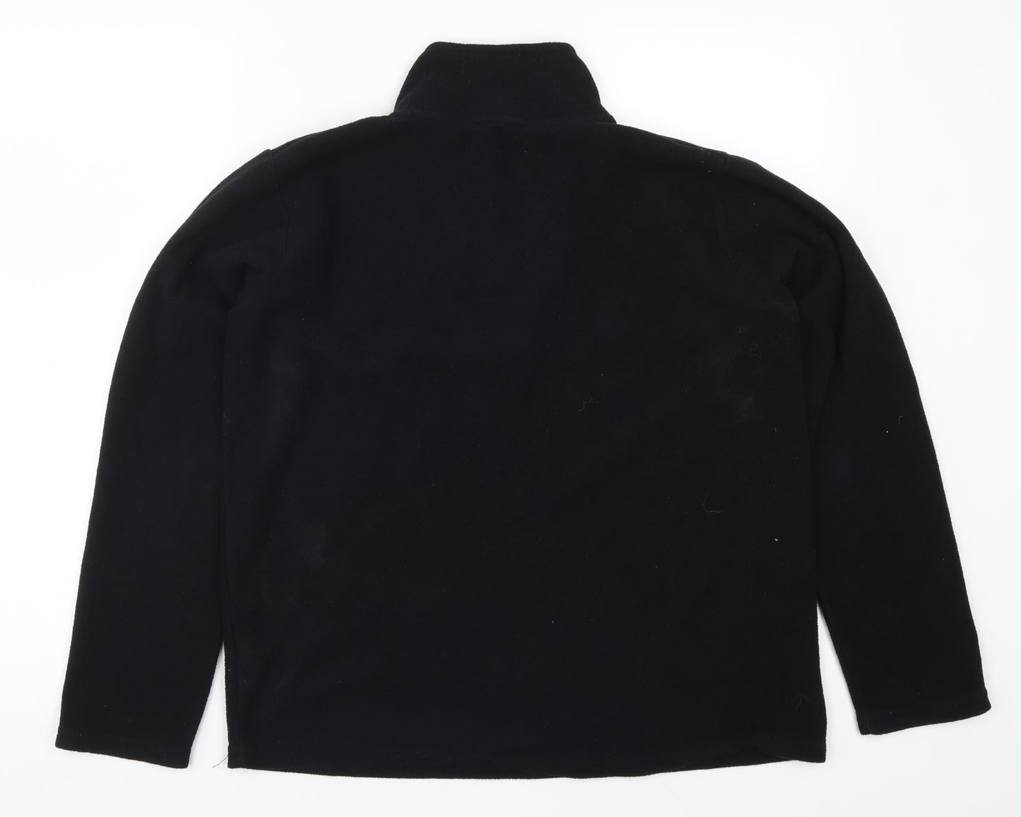 Freedom Trail Mens Black  Fleece Jacket  Size S