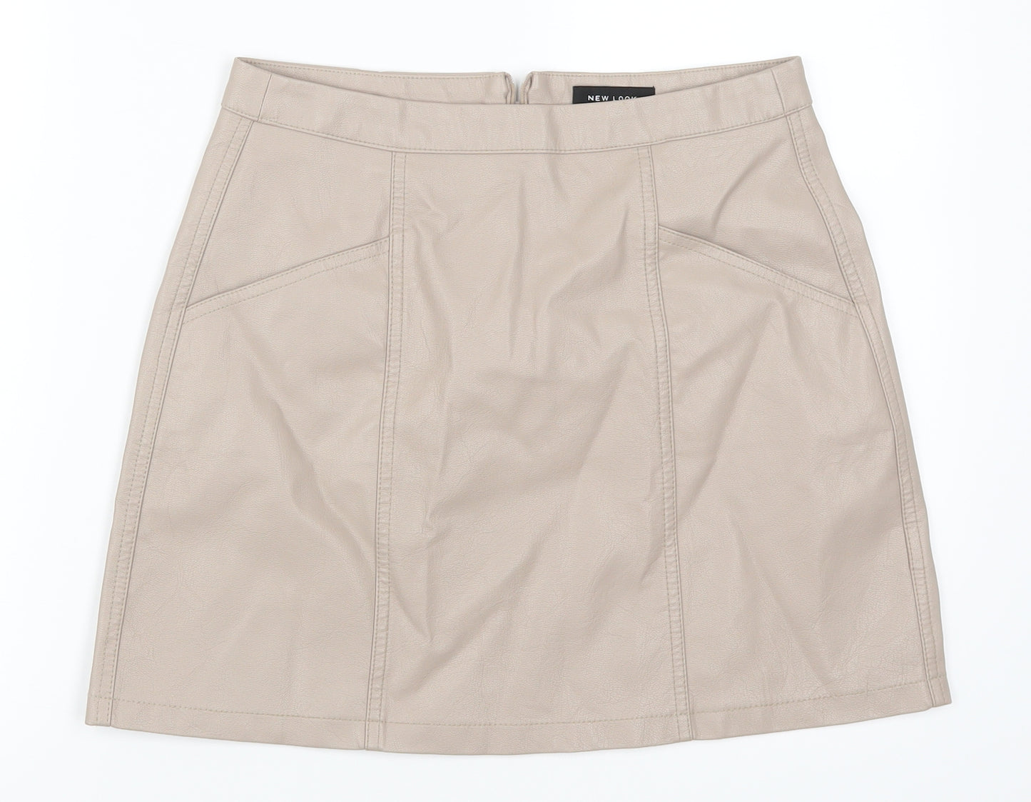 New Look Womens Beige   Mini Skirt Size 10