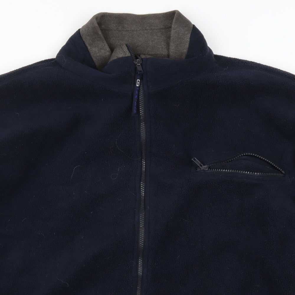 Preworn Mens Blue  Fleece Jacket  Size XL