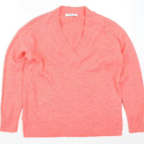 Nutmeg Womens Pink  Knit Pullover Jumper Size 8
