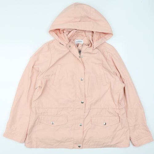 Marks and Spencer Womens Pink   Anorak Coat Size 18