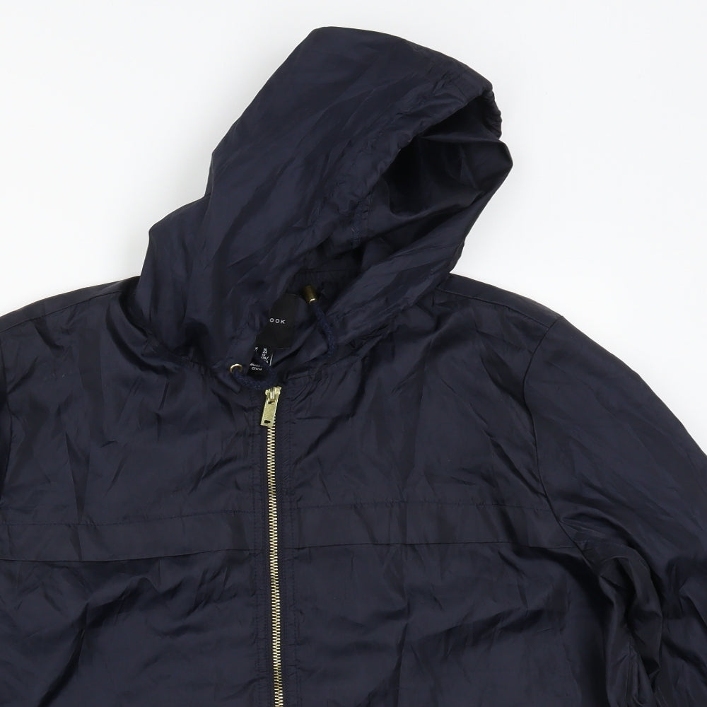 New Look Womens Blue   Rain Coat Coat Size 16