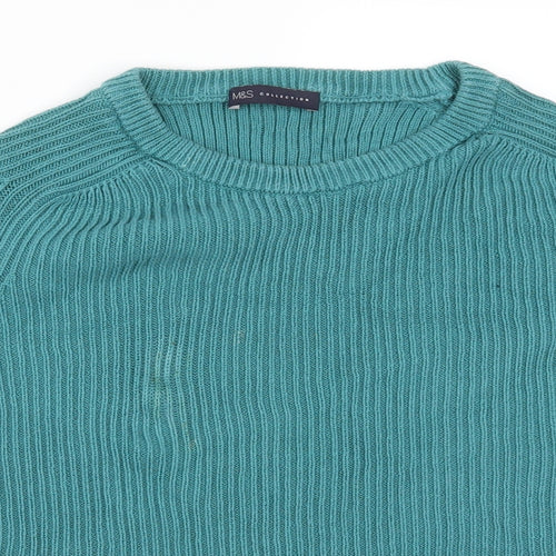Marks and Spencer Womens Blue  Knit Pullover Jumper Size 18