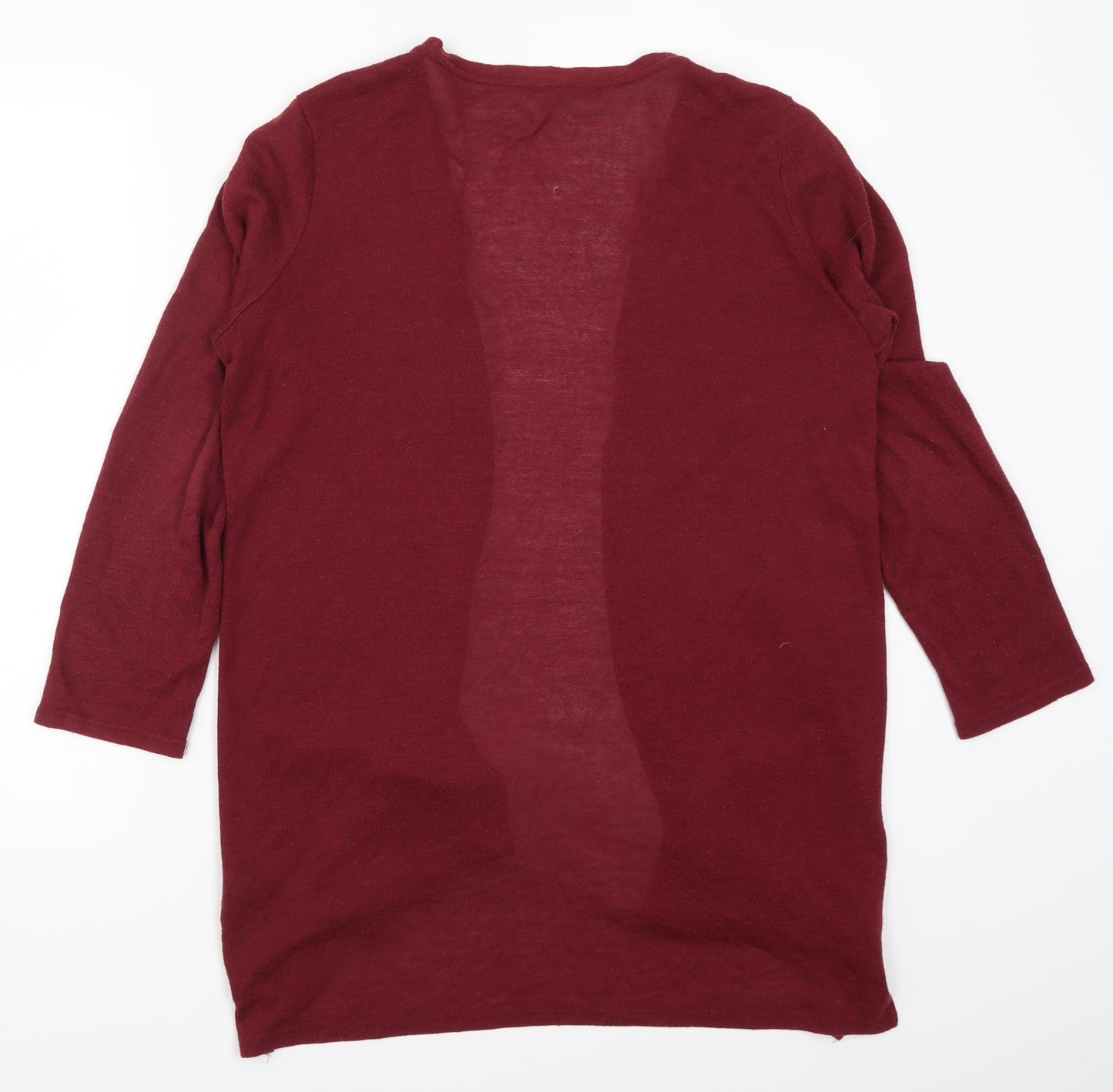 George Womens Red   Cardigan Jumper Size 16