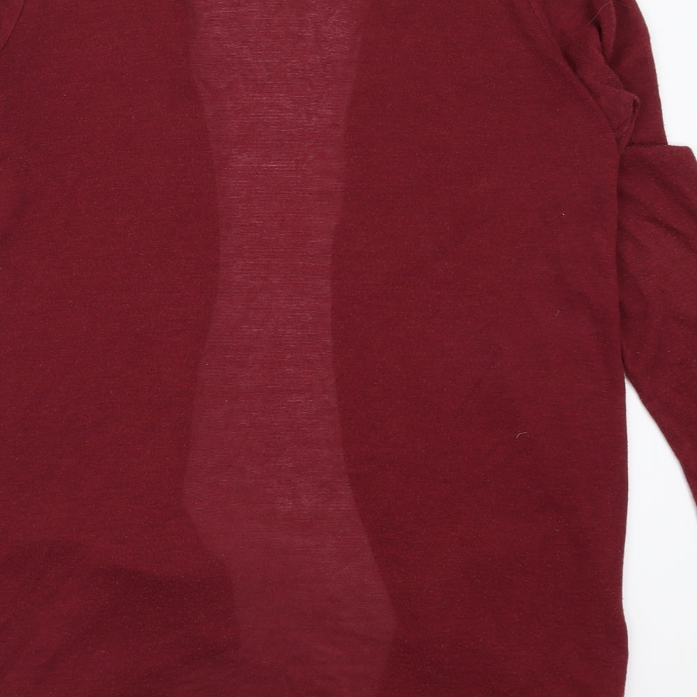 George Womens Red   Cardigan Jumper Size 16