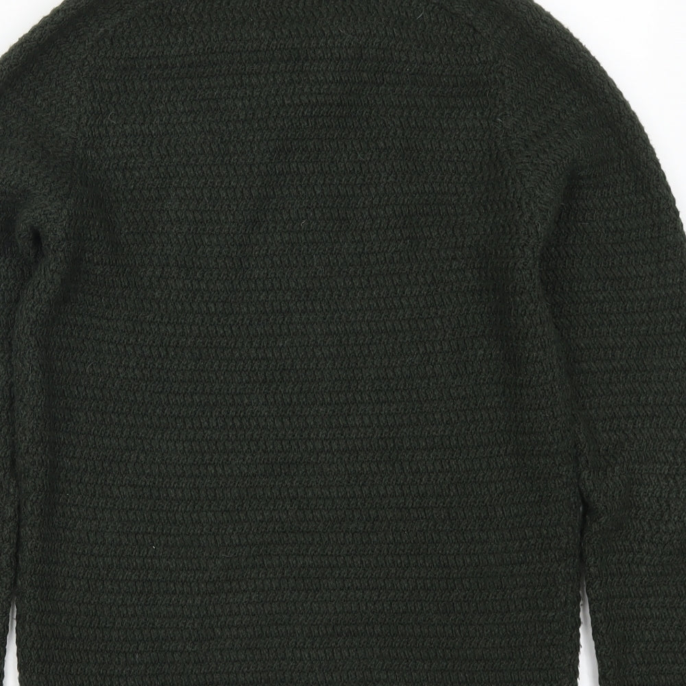NEXT Mens Green  Knit Pullover Jumper Size S