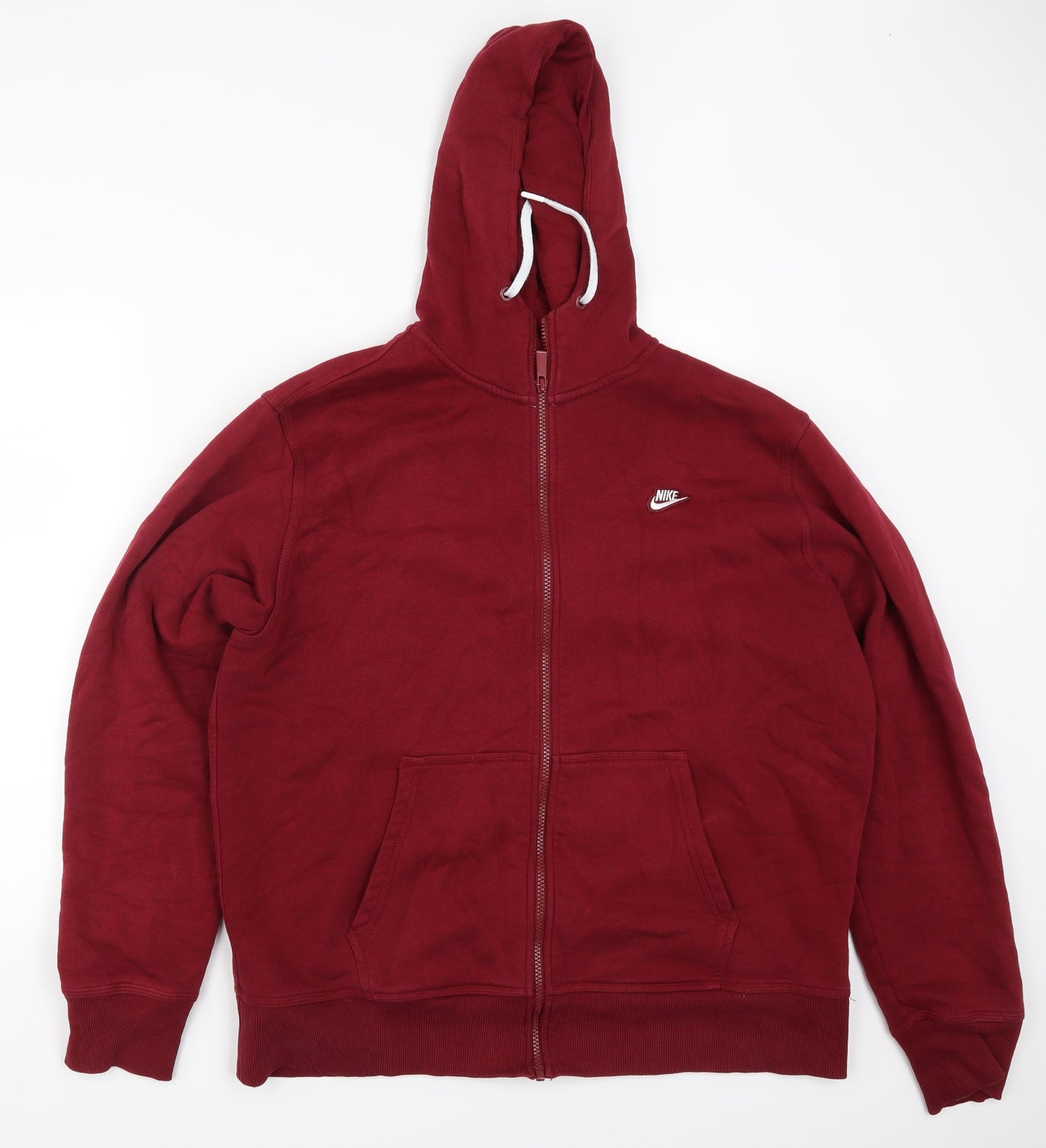 Nike Mens Red   Full Zip Hoodie Size XL