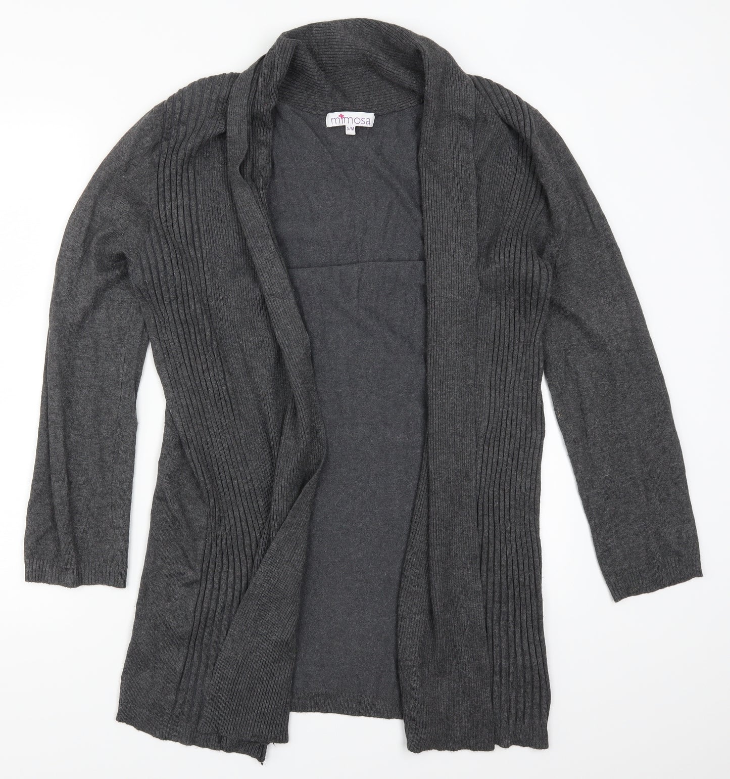 Mimosa Womens Grey   Cardigan Jumper Size S