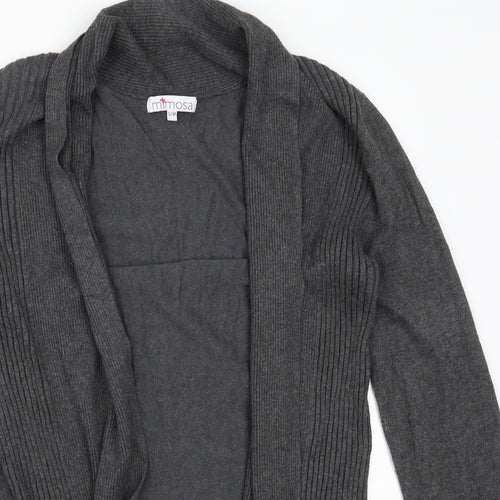 Mimosa Womens Grey   Cardigan Jumper Size S