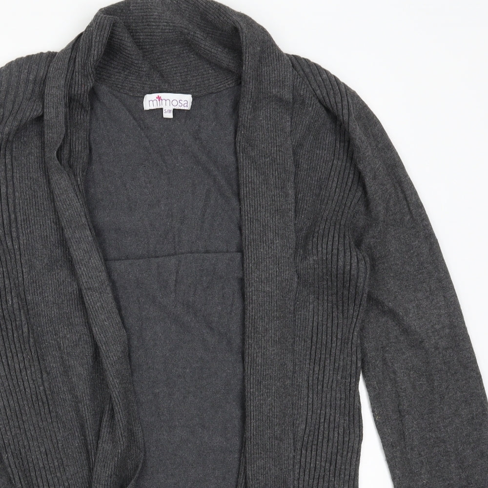 Mimosa Womens Grey   Cardigan Jumper Size S