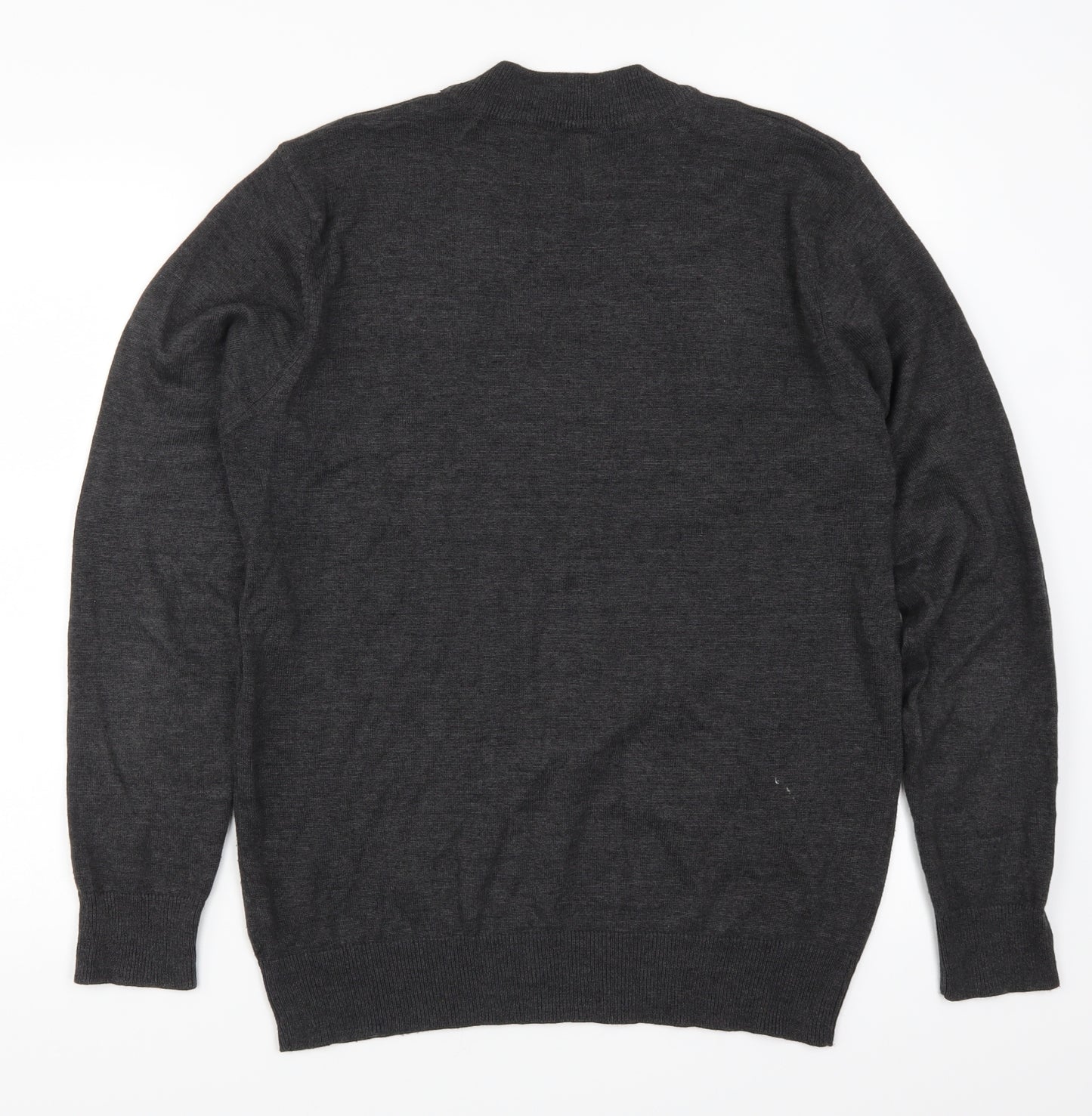 Brave Soul Mens Grey   Pullover Jumper Size L