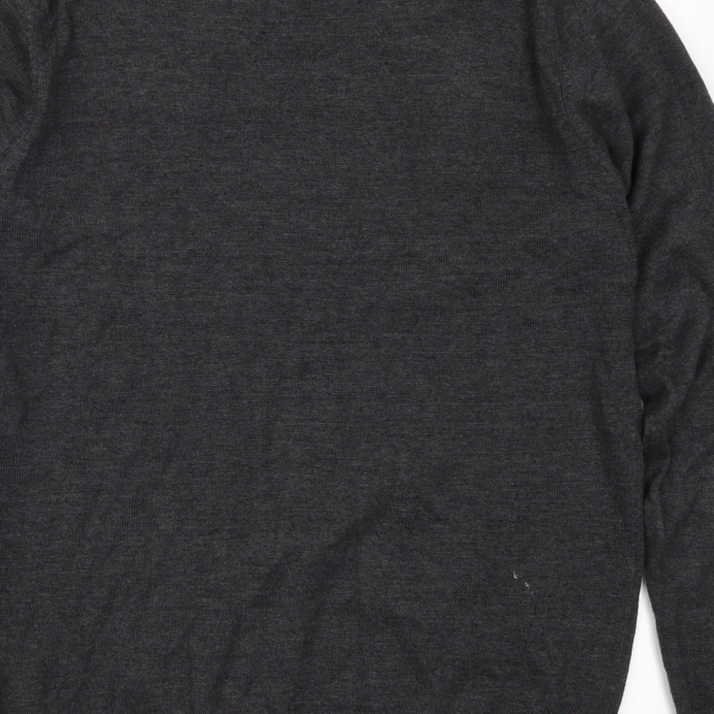 Brave Soul Mens Grey   Pullover Jumper Size L