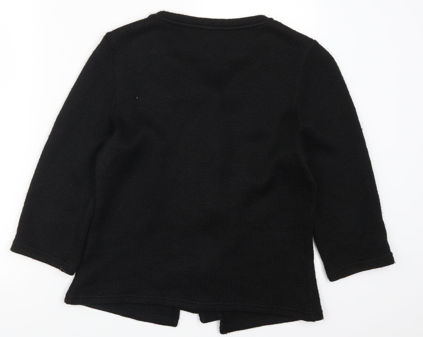Per Una Womens Black  Knit Cardigan Jumper Size L