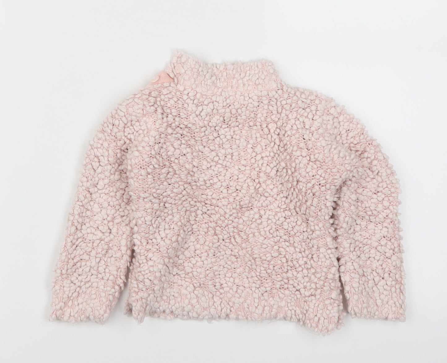 M&Co Girls Pink   Pullover Jumper Size 18-24 Months