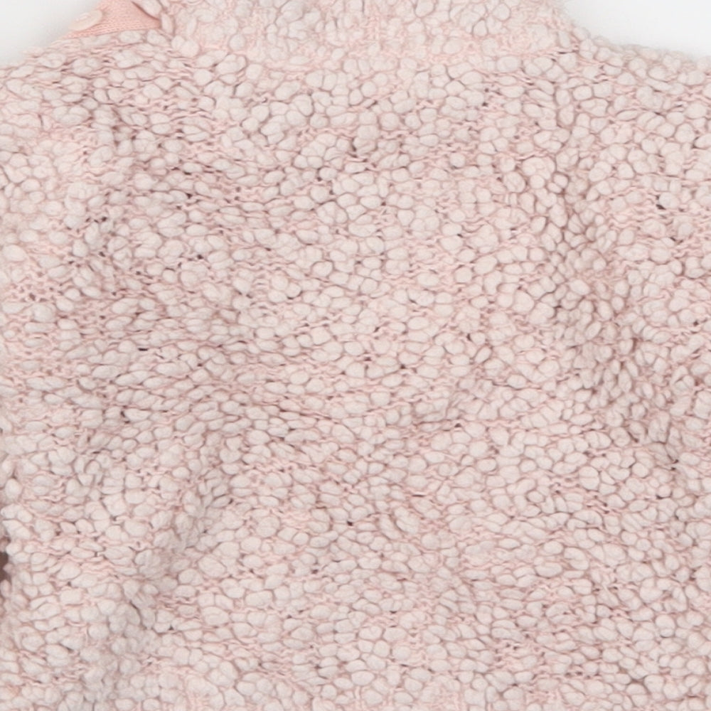 M&Co Girls Pink   Pullover Jumper Size 18-24 Months