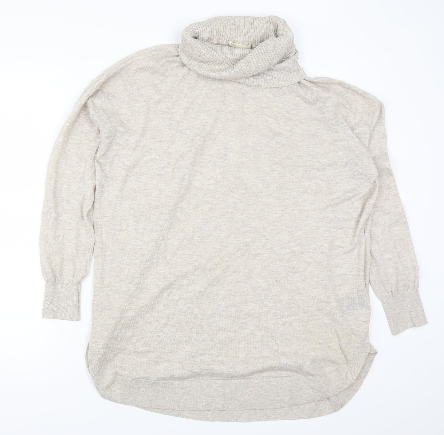 H&M Womens Beige   Pullover Jumper Size L