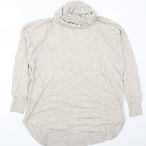 H&M Womens Beige   Pullover Jumper Size L