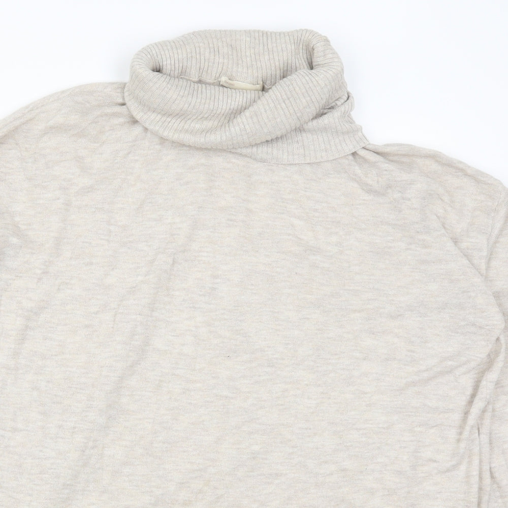 H&M Womens Beige   Pullover Jumper Size L