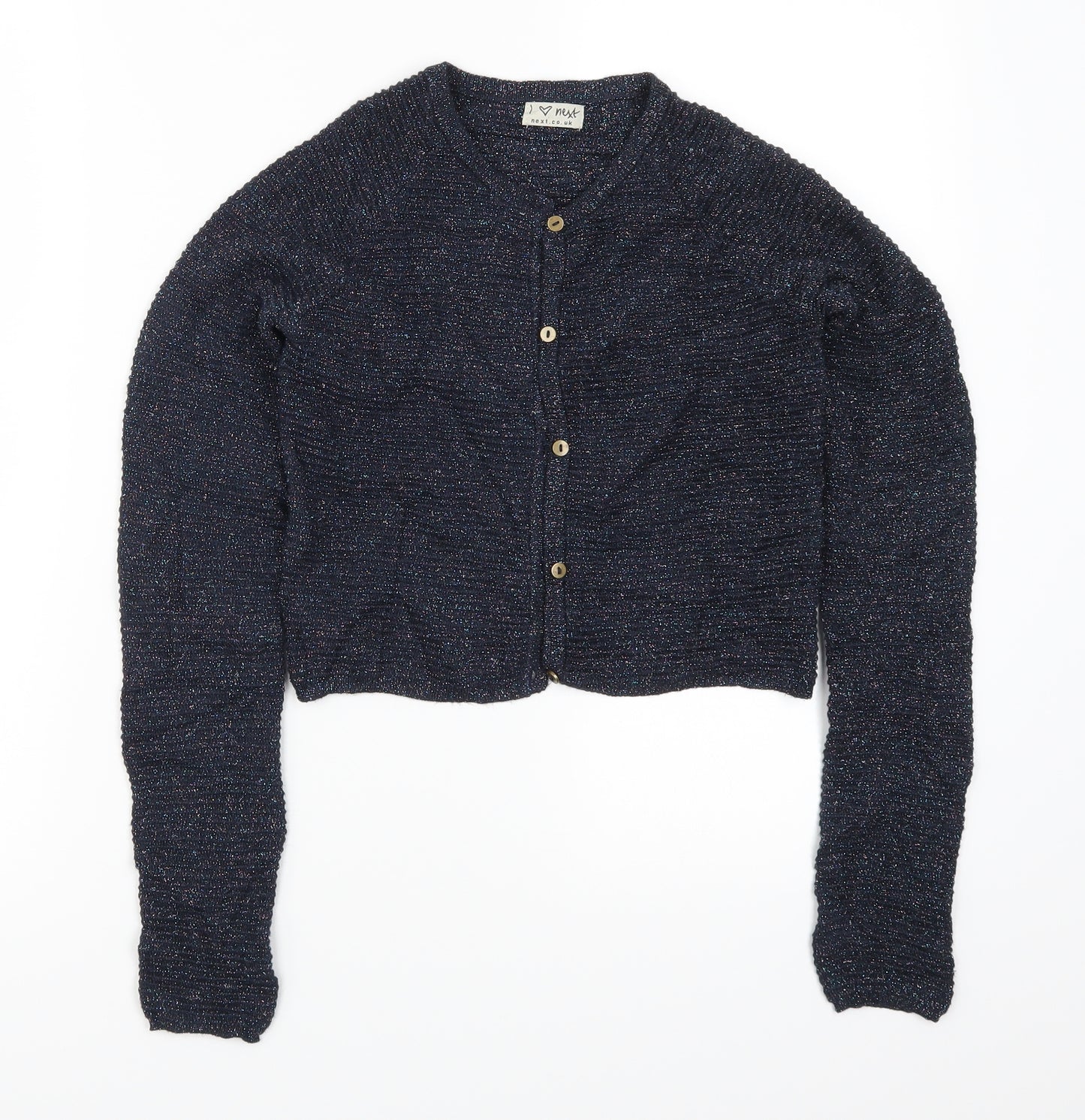 NEXT Girls Blue   Cardigan Jumper Size 11 Years