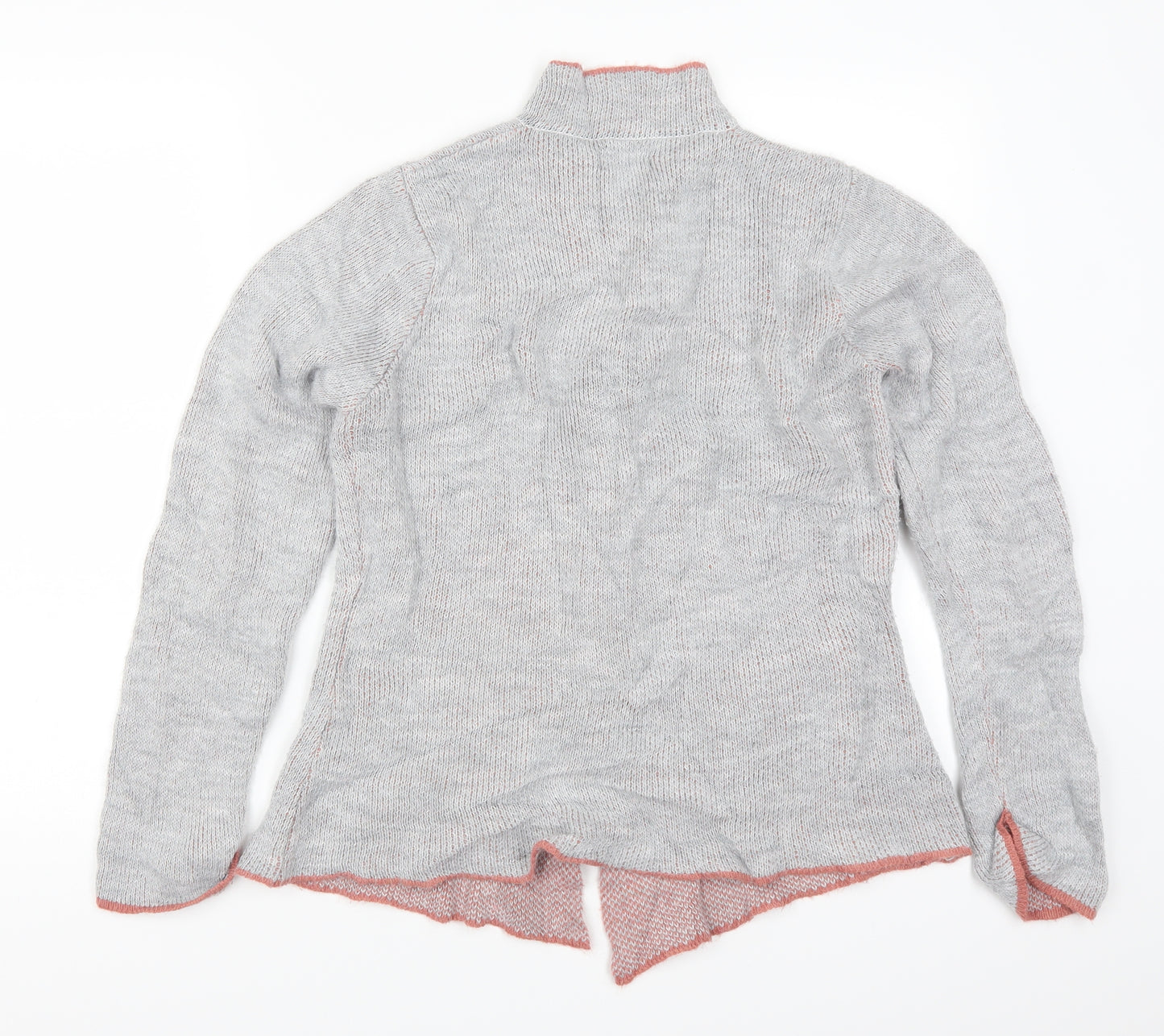 Yida Womens Grey  Knit Cardigan Jumper Size M
