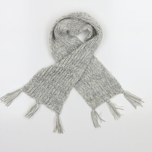 Preworn Girls Grey  Knit Rectangle Scarf Scarves & Wraps One Size