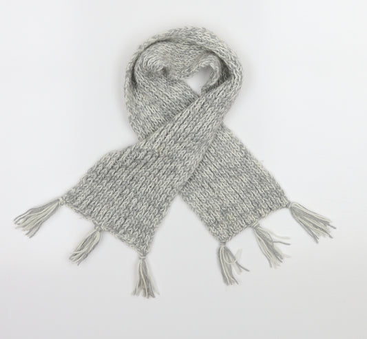 Preworn Girls Grey  Knit Rectangle Scarf Scarves & Wraps One Size