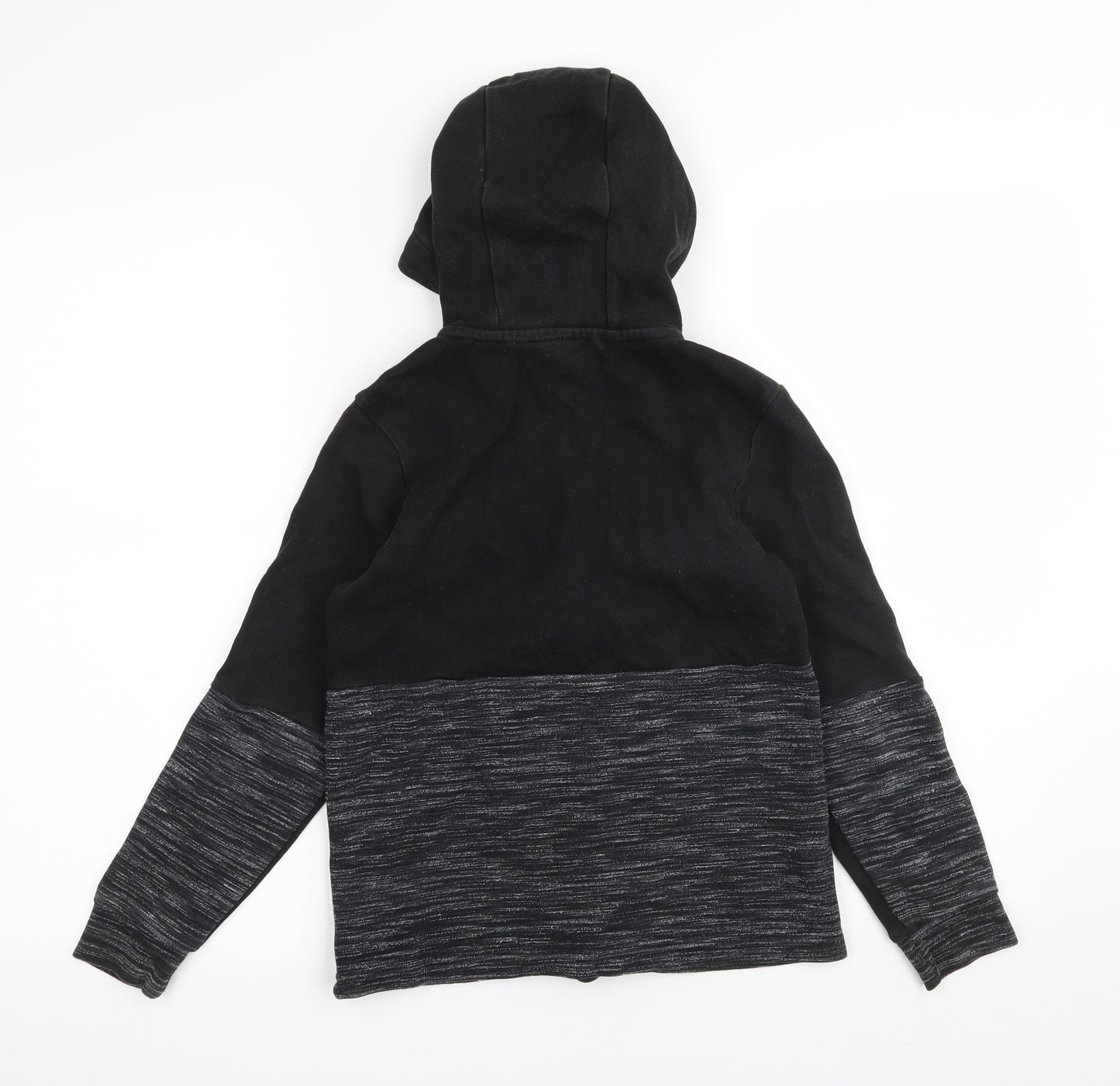George Boys Black  Jersey Full Zip Hoodie Size 9-10 Years