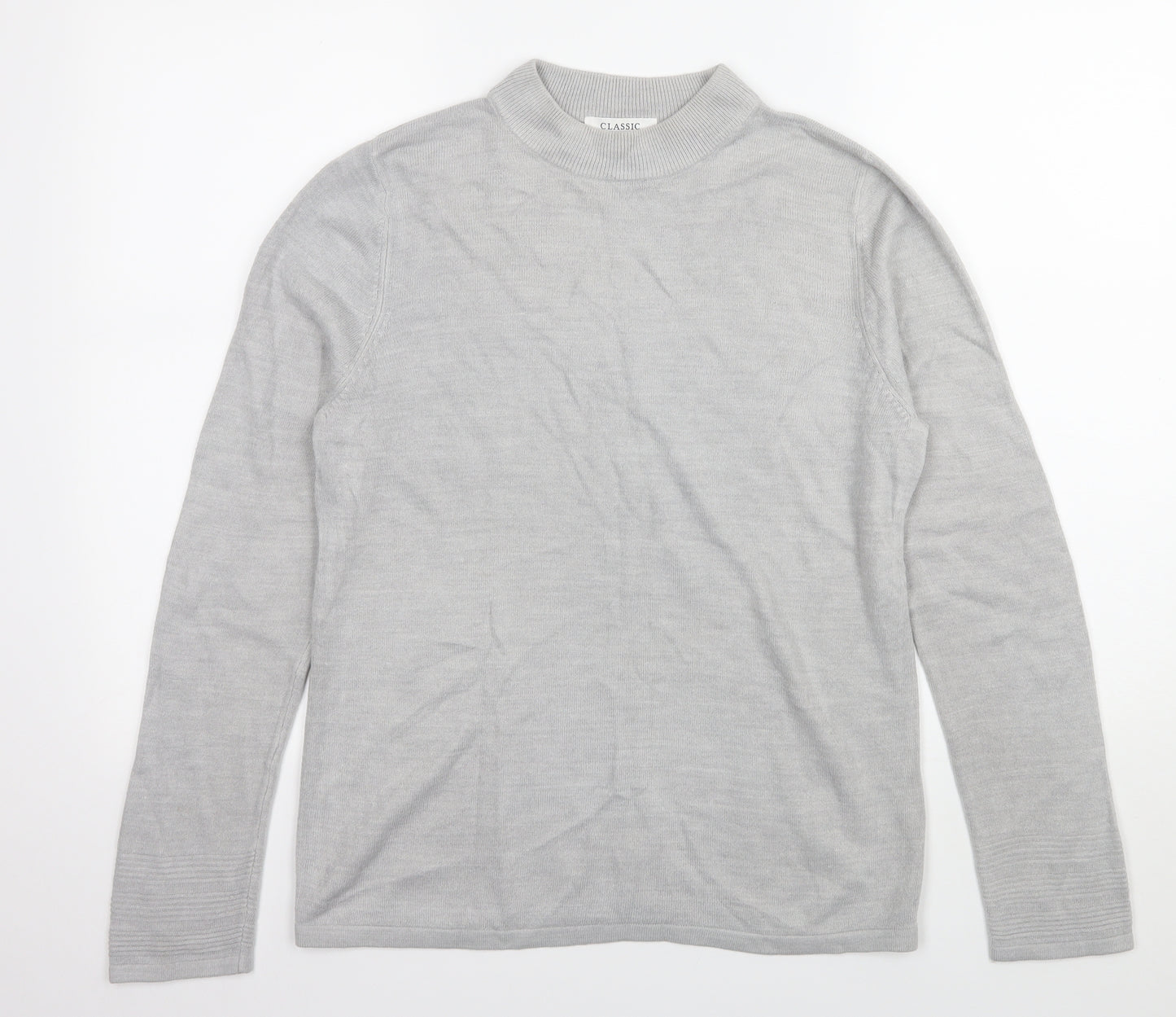 Marks and Spencer Womens Grey  Knit Pullover Jumper Size 12