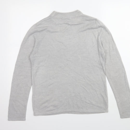 Marks and Spencer Womens Grey  Knit Pullover Jumper Size 12