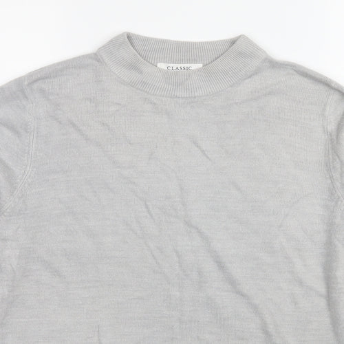 Marks and Spencer Womens Grey  Knit Pullover Jumper Size 12