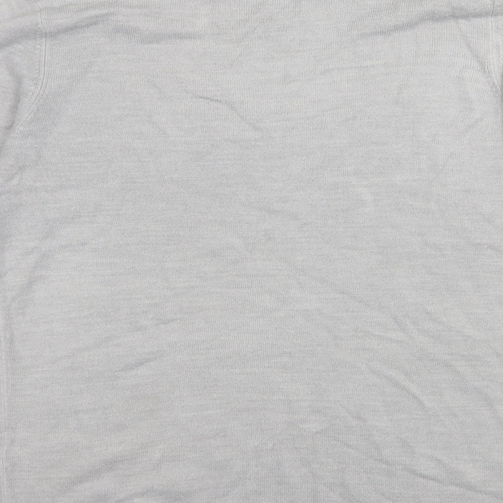 Marks and Spencer Womens Grey  Knit Pullover Jumper Size 12