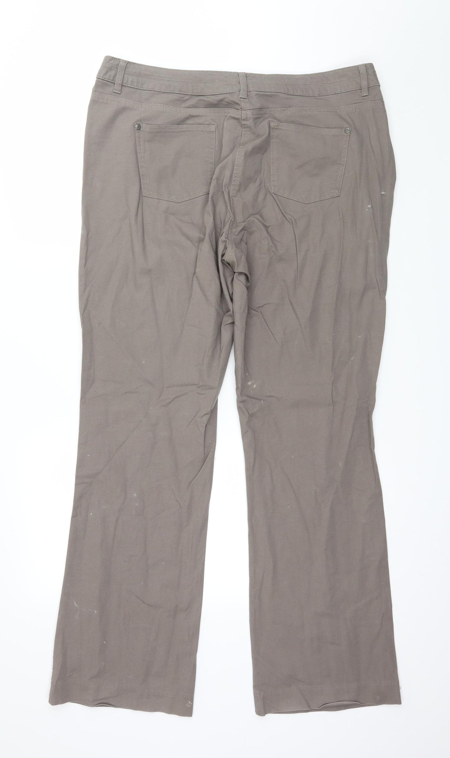 Maine Womens Brown   Trousers  Size 16 L30 in