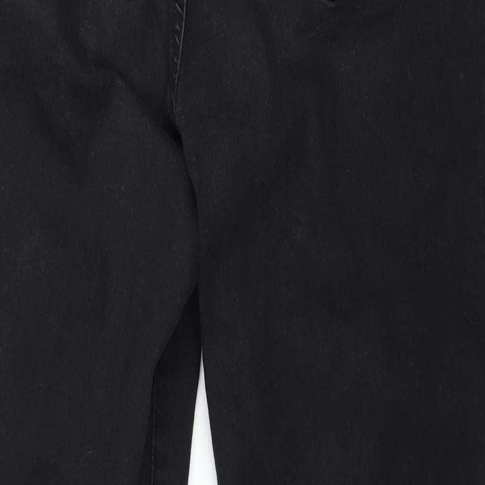 Denim & Co. Womens Black  Denim Skinny Jeans Size 16 L27 in