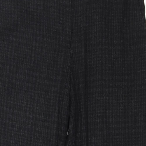 H&M Womens Grey Striped  Trousers  Size 10 L26 in