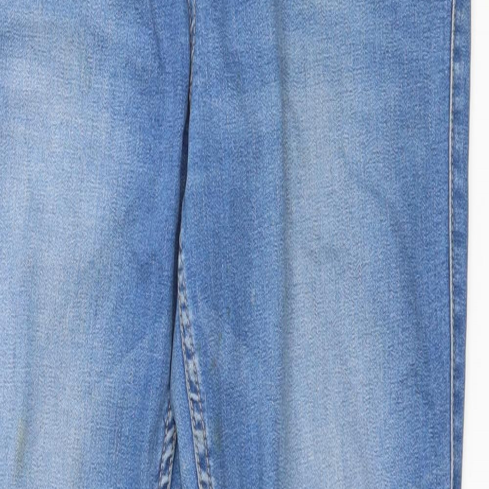 YES YES Womens Blue  Denim Skinny Jeans Size 12 L30 in