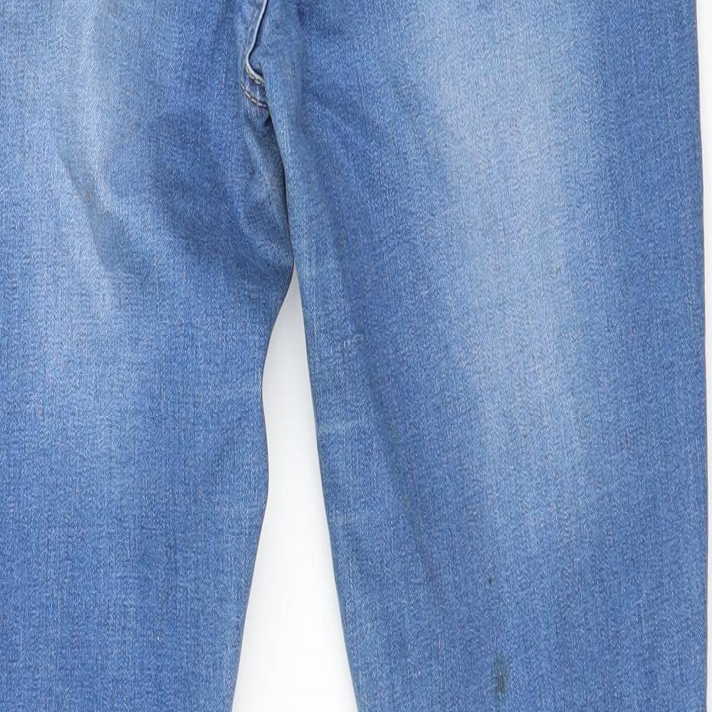 YES YES Womens Blue  Denim Skinny Jeans Size 12 L30 in