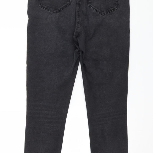 Denim & Co. Womens Grey  Denim Skinny Jeans Size 16 L27 in