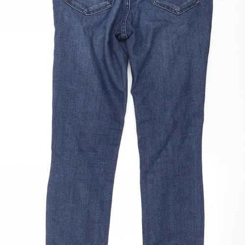 H&M Womens Blue  Denim Skinny Jeans Size 8 L30 in