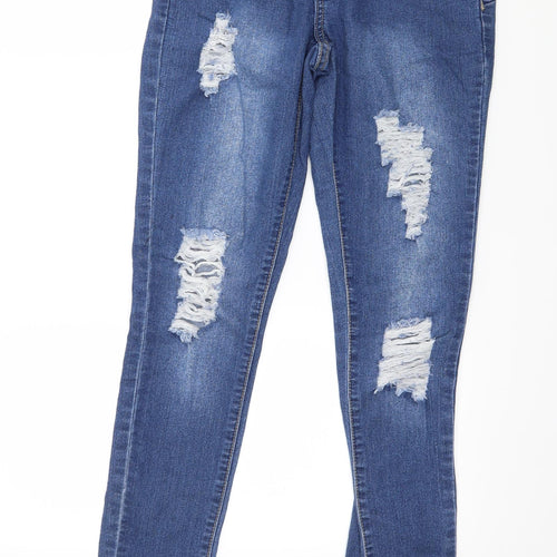 B.O.B Jeans Womens Blue  Denim Skinny Jeans Size 28 in L29 in