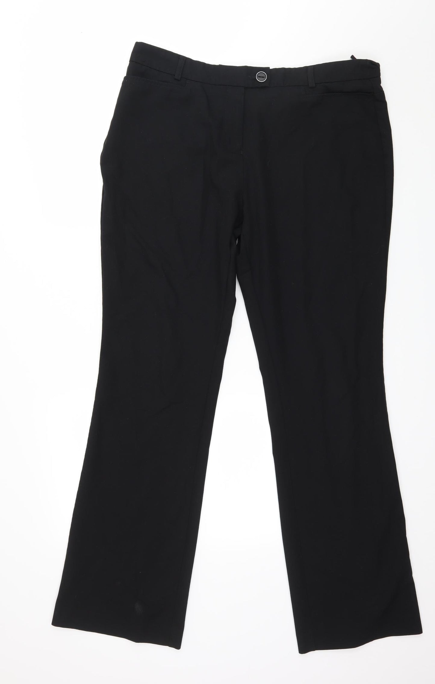 NEXT Womens Black   Trousers  Size 16 L32 in