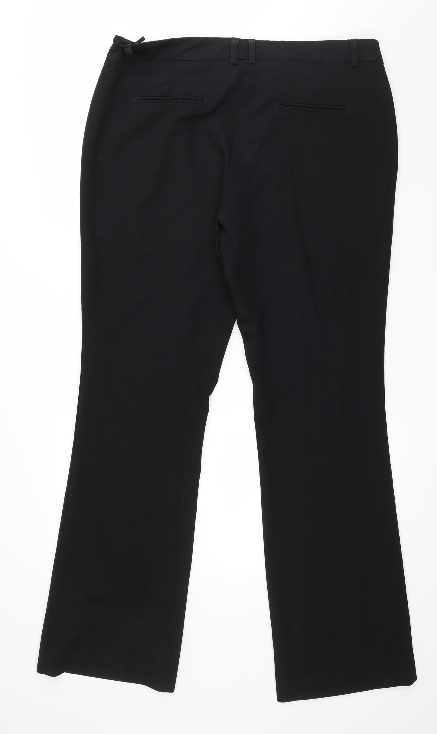 NEXT Womens Black   Trousers  Size 16 L32 in