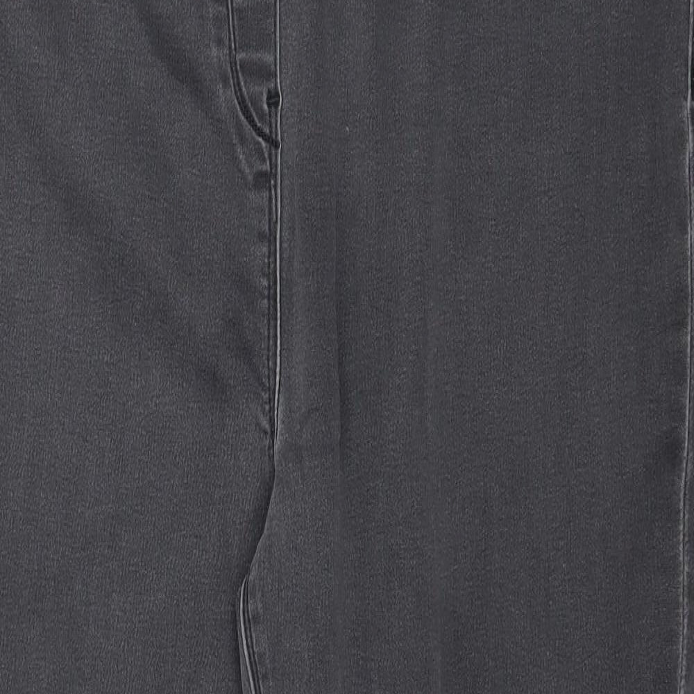 NEXT Womens Grey  Denim Jegging Jeans Size 18 L27 in