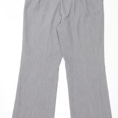 Anna Rose Womens Grey   Trousers  Size 12 L29 in