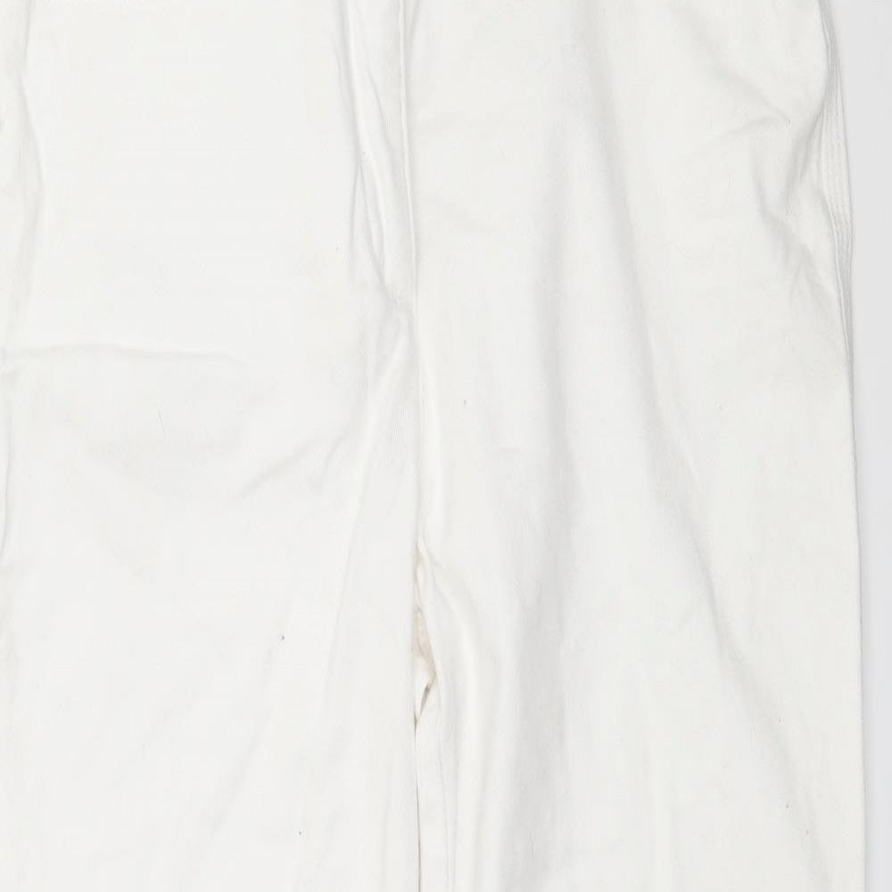 Marks and Spencer Womens White  Denim Straight Jeans Size 30 in L26 in