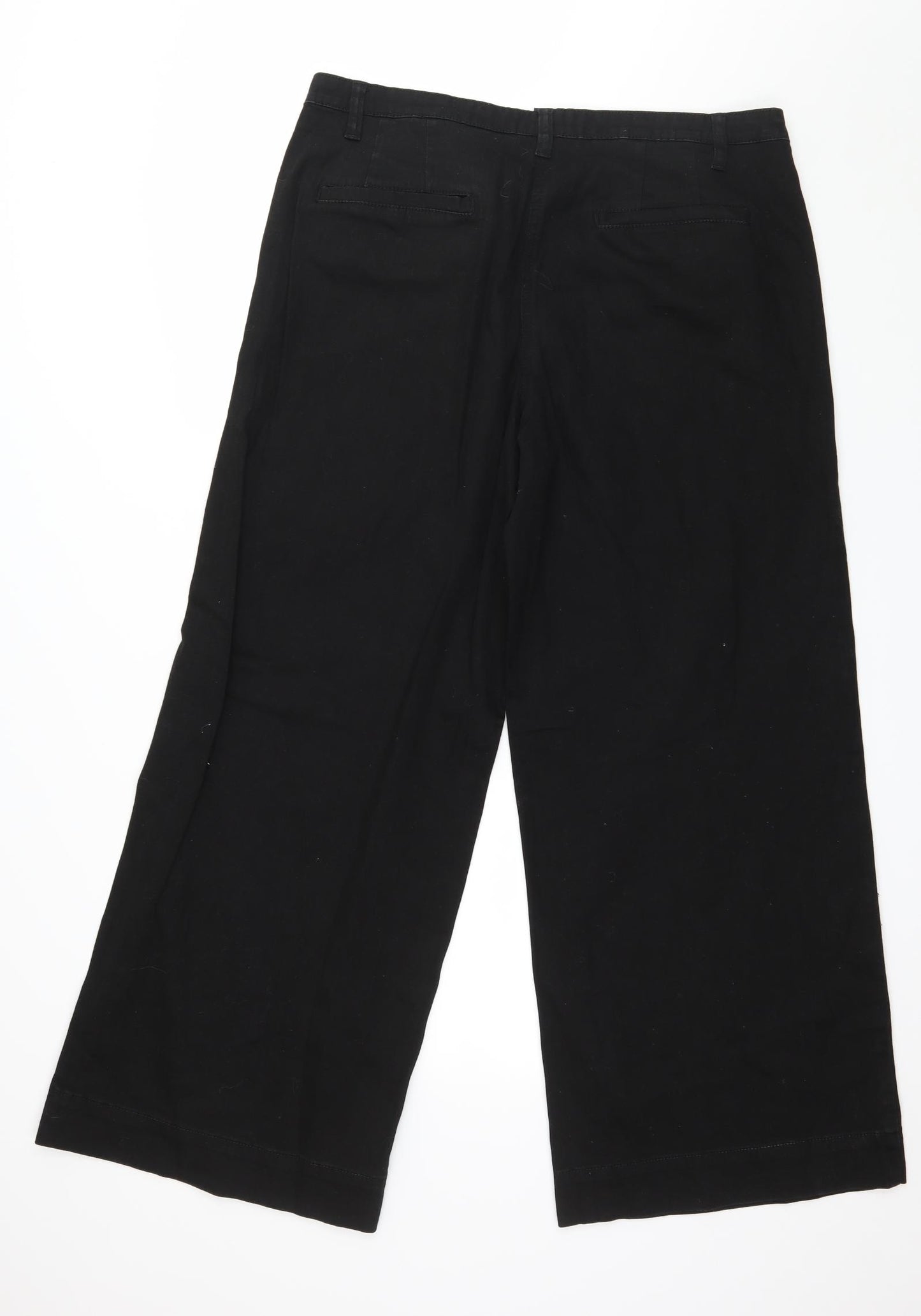South Womens Black  Denim Wide-Leg Jeans Size 18 L29 in