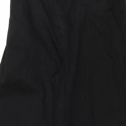 South Womens Black  Denim Wide-Leg Jeans Size 18 L29 in