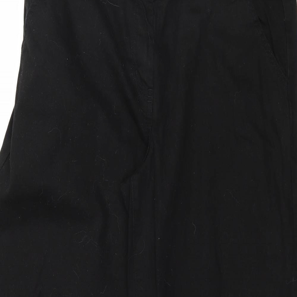 South Womens Black  Denim Wide-Leg Jeans Size 18 L29 in