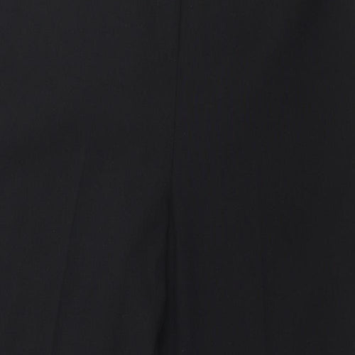 Peacocks Womens Black   Trousers  Size 14 L27 in